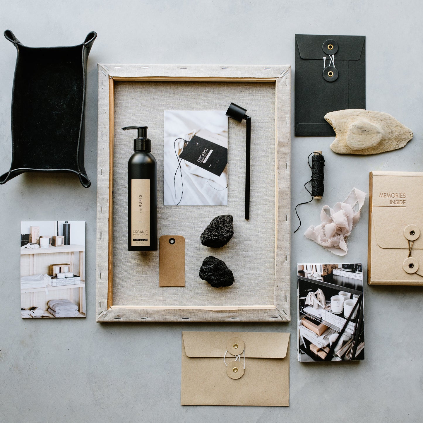 Moss organic hand lotion in 200ml black bottle