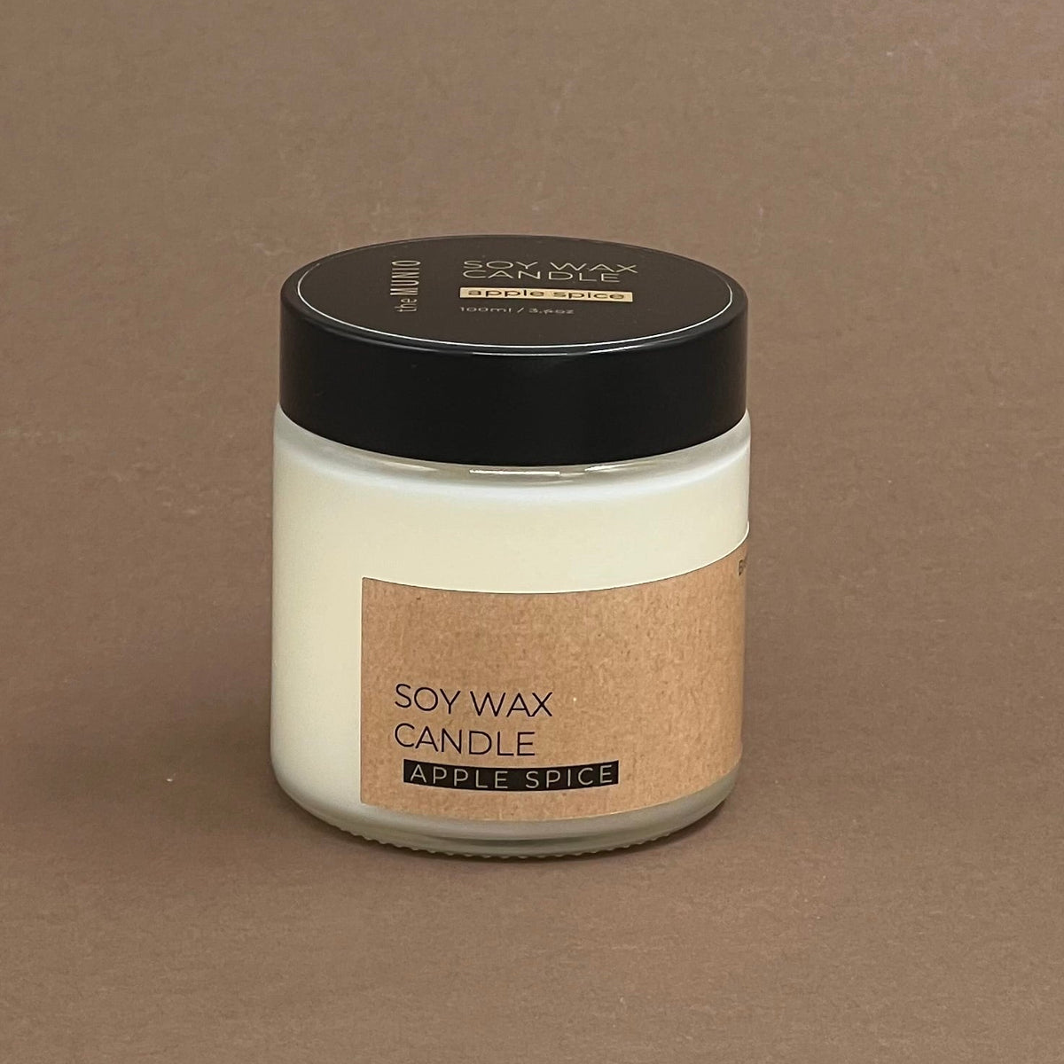 Apple spice mini candle in glass jar