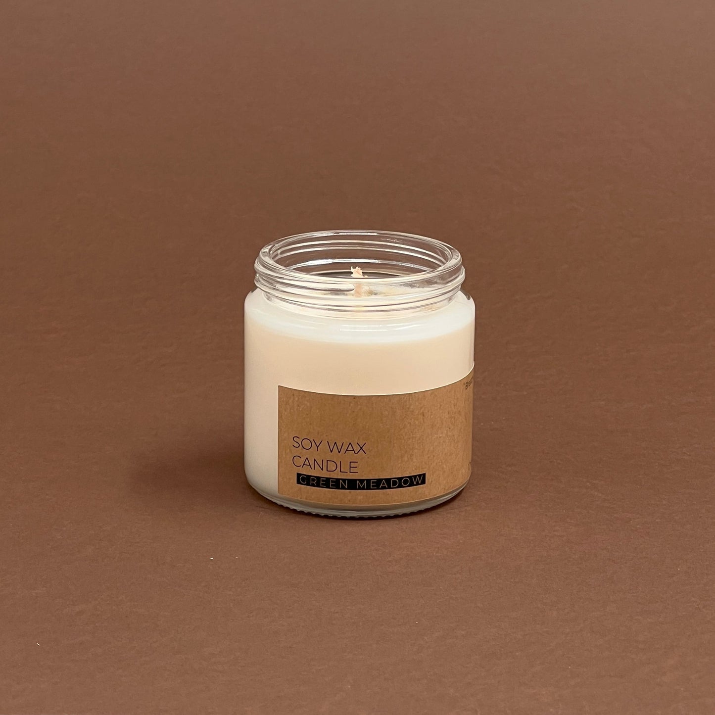 Green meadow mini candle in glass votive