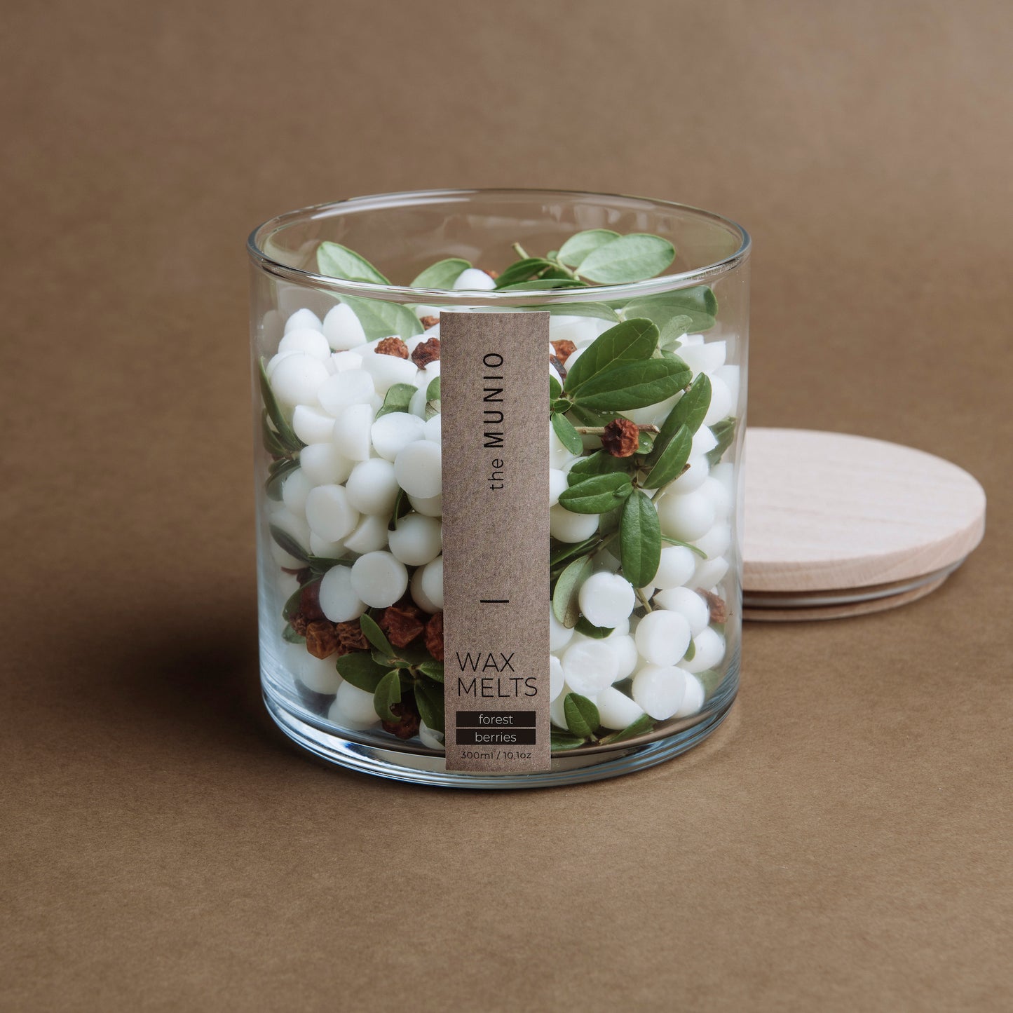 Forest berries wax melts in glass votive