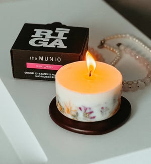 Riga Original® × the MUNIO wild flowers mini candle
