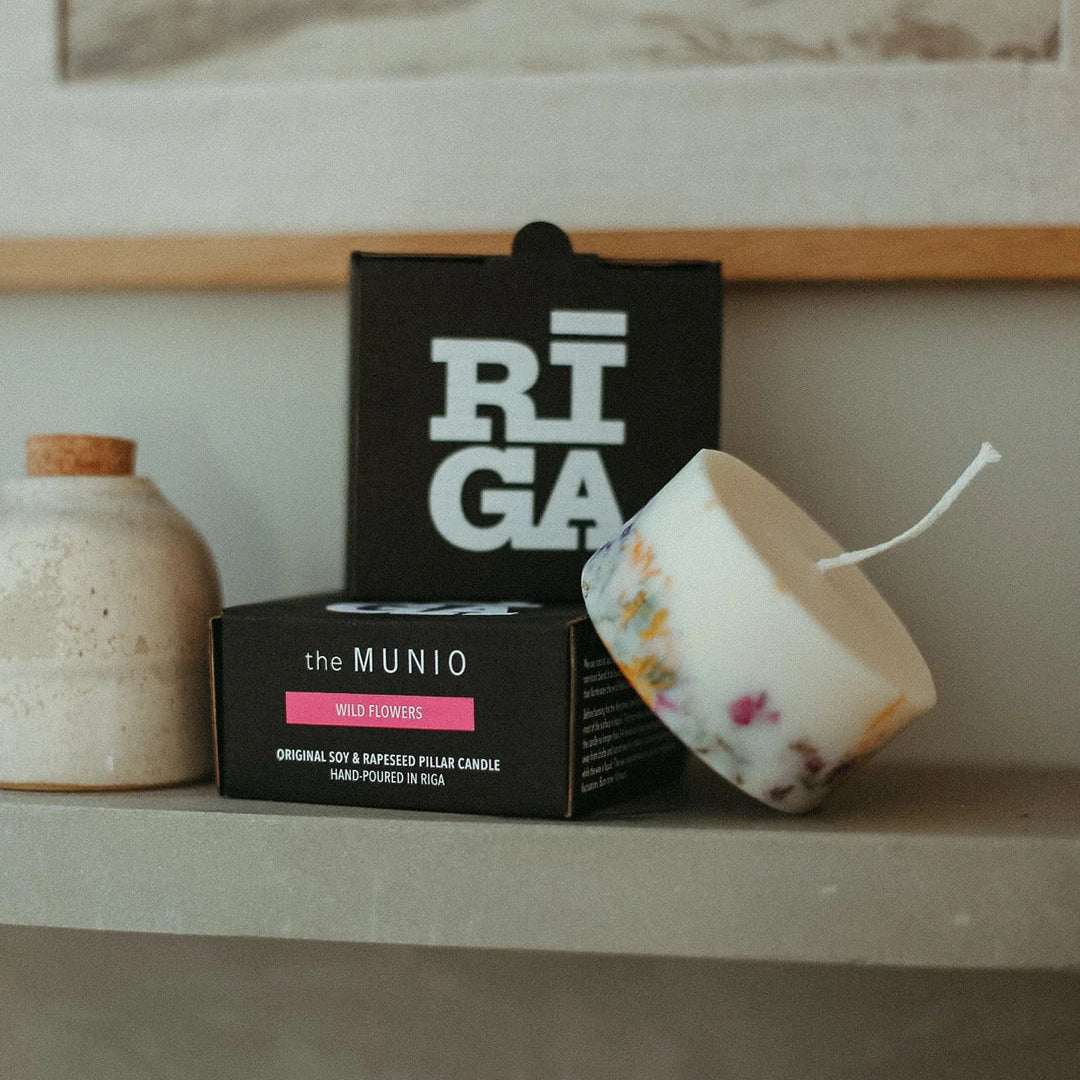 Riga Original® × the MUNIO wild flowers mini candle