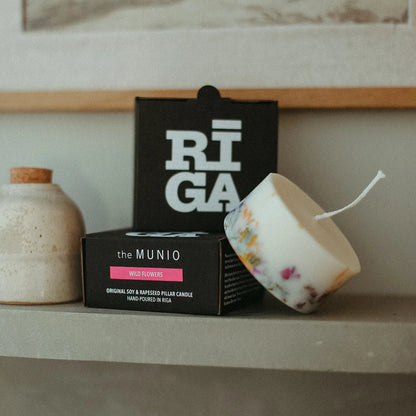 Riga Original® × the MUNIO wild flowers mini candle