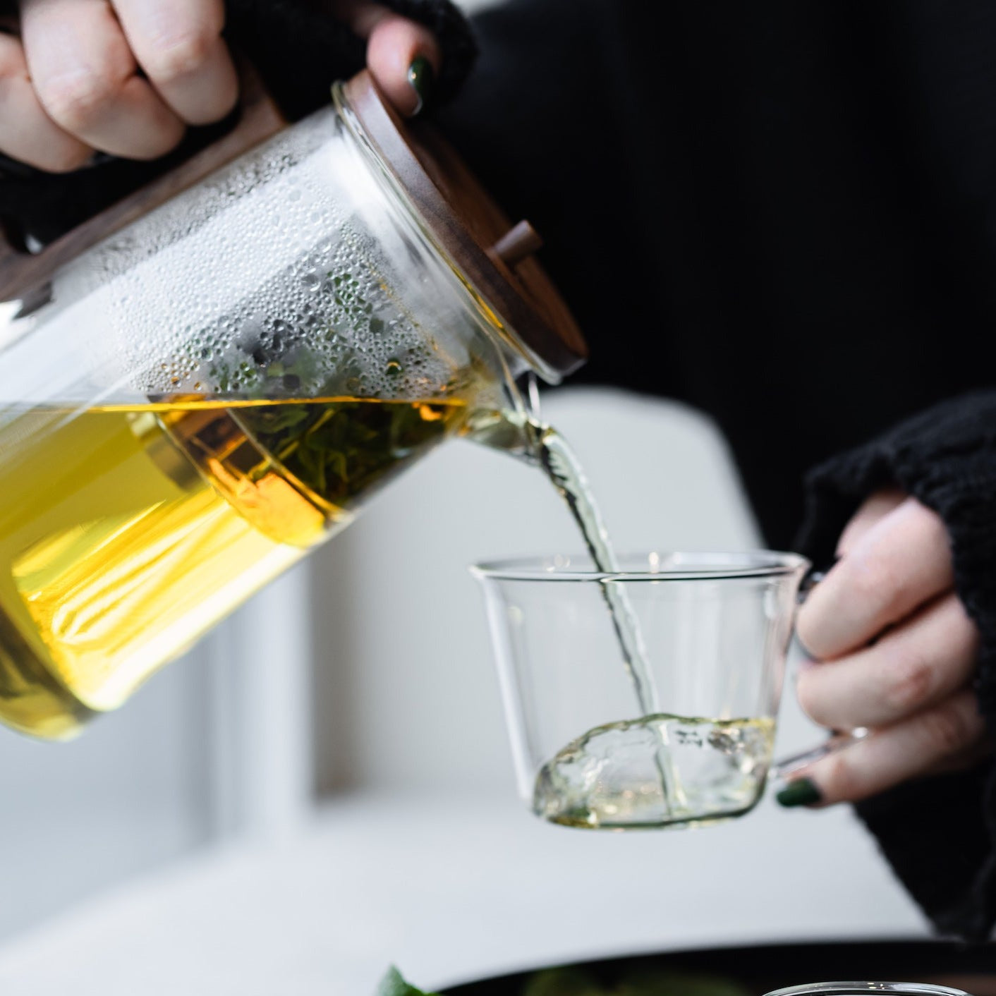 Herbal tea with lavender