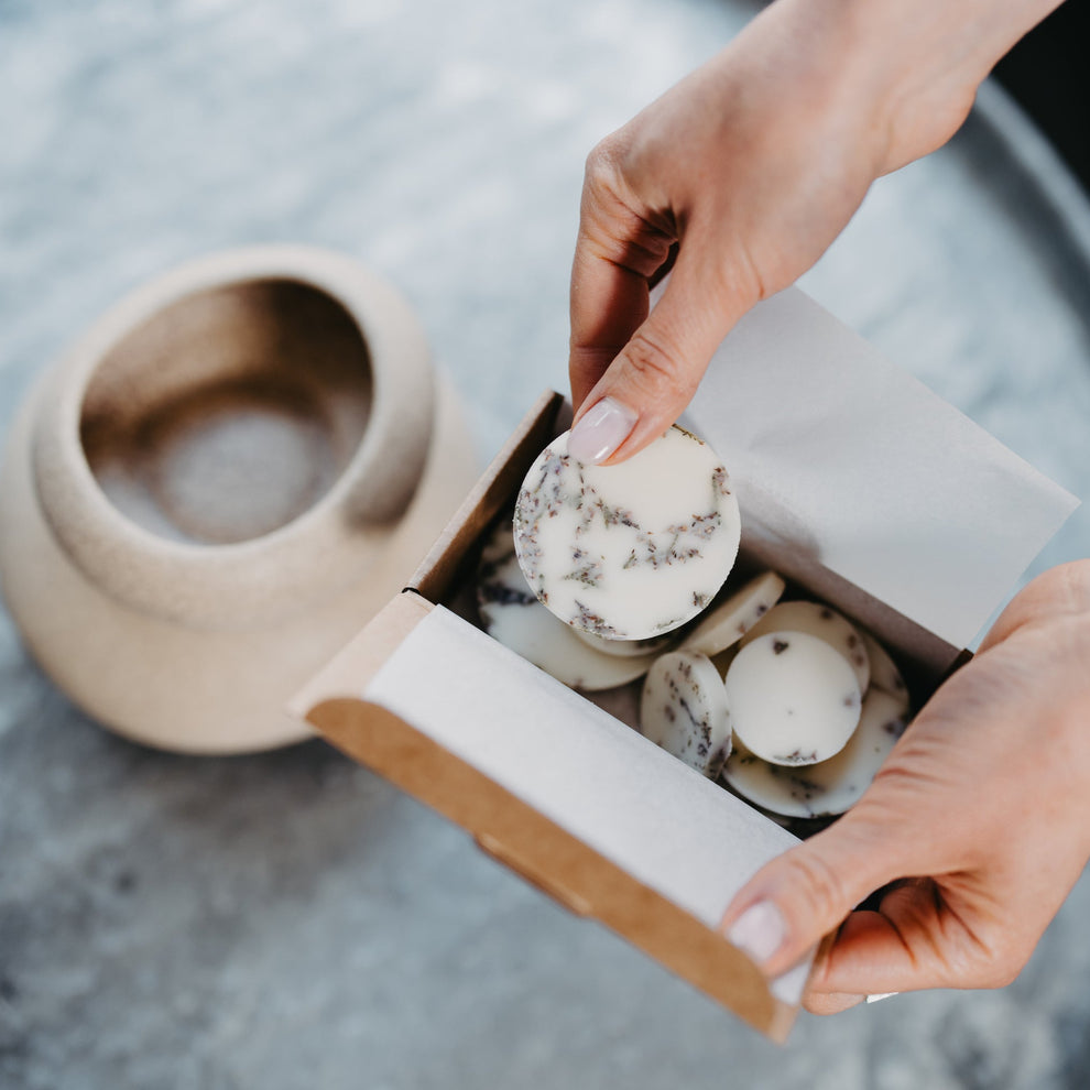 Heather scented wax rounds – the MUNIO