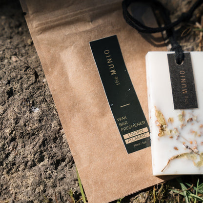 Linden flowers wax bar freshener