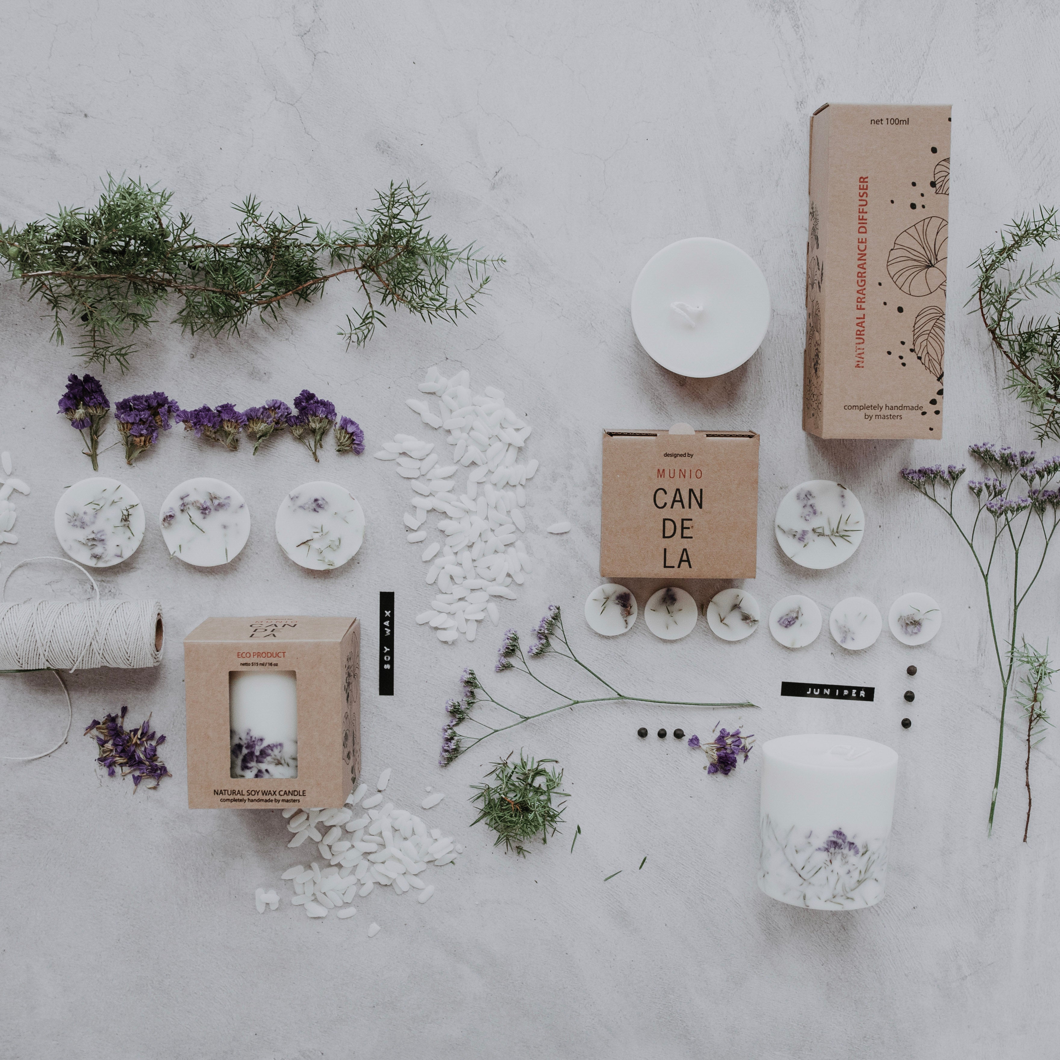 Mother's day candles, diffusers and body products – the MUNIO