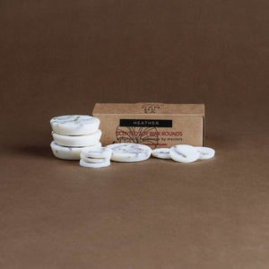 HEATHER SCENTED SOY WAX ROUNDS